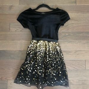 Velvet & Sequin Dress